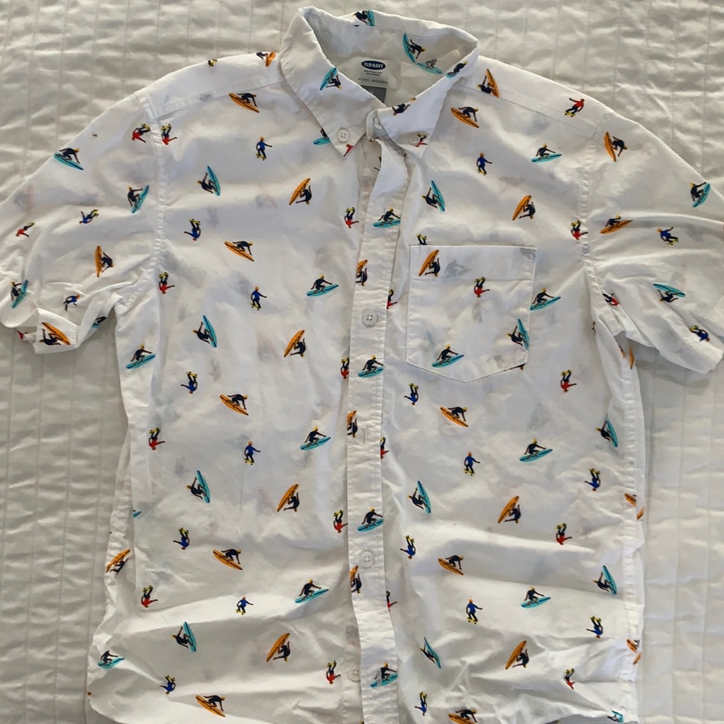 Surfer Button Down